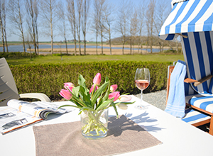 Strandhaus Terrasse